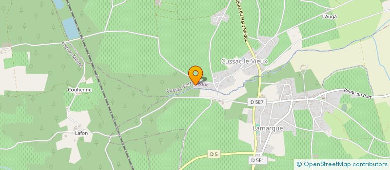 localisation de l'entreprise MONSIEUR AMANDIO OCHOA PAULO  CUSSAC-FORT-MEDOC