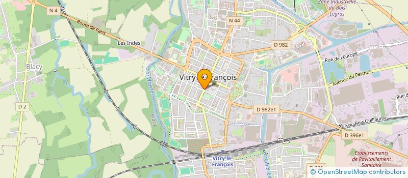 localisation de l'entreprise MONSIEUR AMANEDDIN NAZARI  VITRY-LE-FRANCOIS