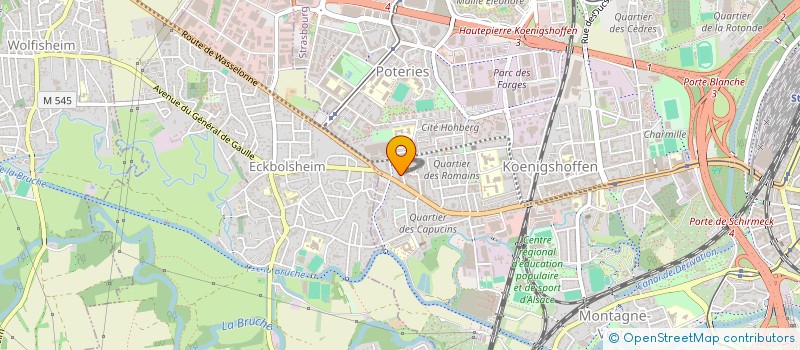 localisation de l'entreprise MONSIEUR AMANOLLA ARMAN à STRASBOURG