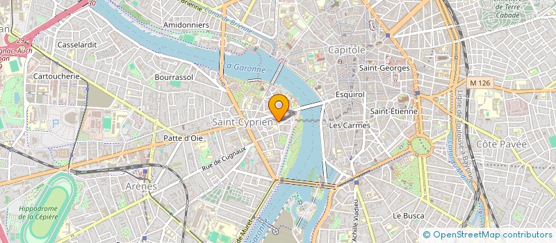 localisation de l'entreprise MONSIEUR AMANS LAVILLE  TOULOUSE