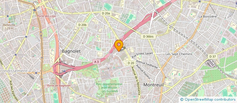localisation de l'entreprise MONSIEUR AMANUEL-ADDIS BELETE à MONTREUIL