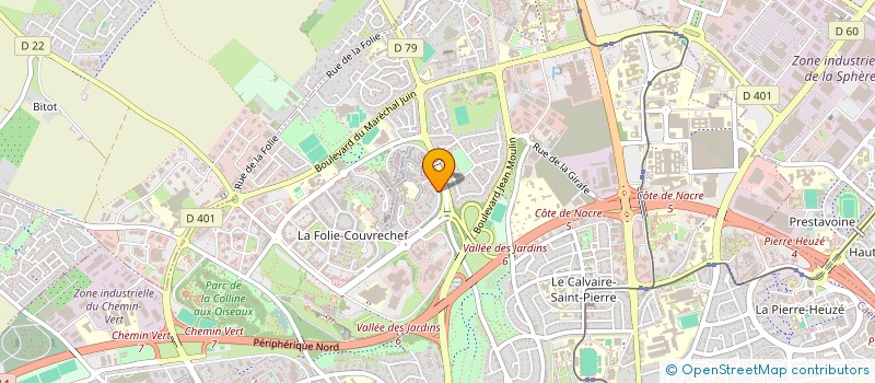 localisation de l'entreprise MONSIEUR AMANUEL BEHRE GUILE ABRAHAM à CAEN