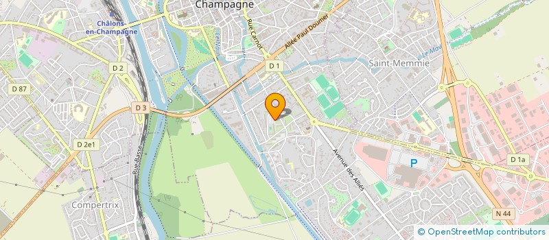 localisation de l'entreprise MONSIEUR AMANULLAH AMINI  CHALONS-EN-CHAMPAGNE