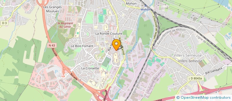 localisation de l'entreprise MONSIEUR AMANULLAH MAROOF  CHARLEVILLE-MEZIERES