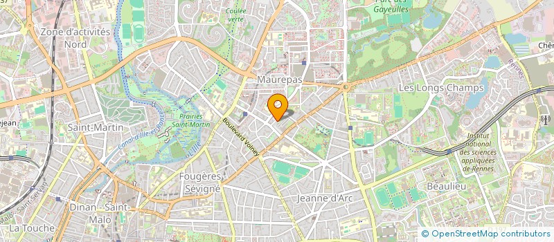 localisation de l'entreprise MONSIEUR AMANULLAH TOTAKHIL  RENNES