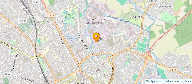 localisation de l'entreprise MONSIEUR AMAR ABDOULAZIZ ADAM MOUSSA  TROYES