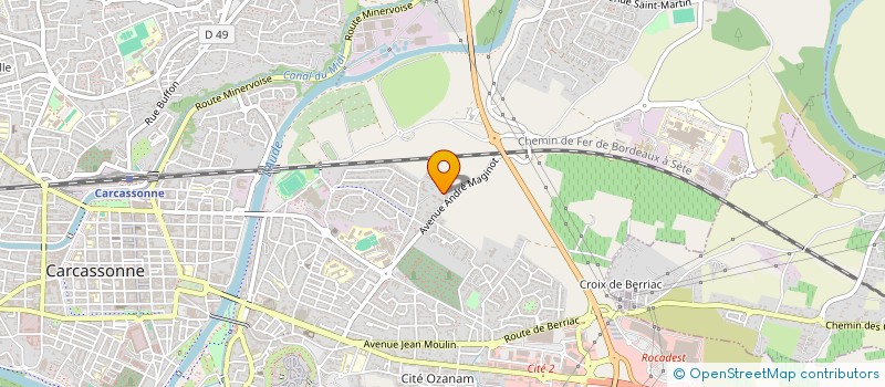 localisation de l'entreprise MONSIEUR AMAR ADAHCHOUR à CARCASSONNE