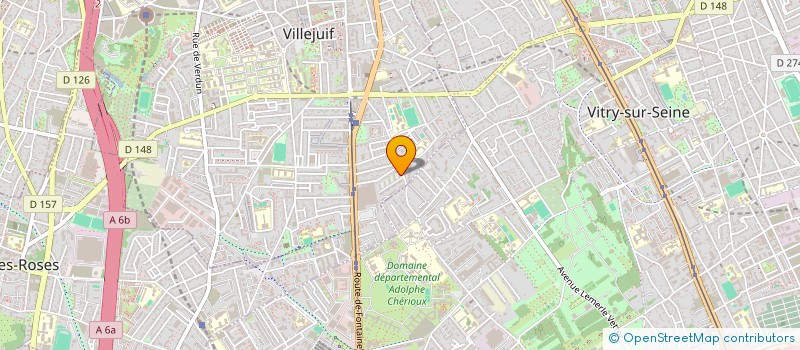 localisation de l'entreprise MONSIEUR AMAR AGUENAOU  VILLEJUIF