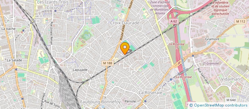 localisation de l'entreprise MONSIEUR AMAR AHMED MAKEN à TOULOUSE