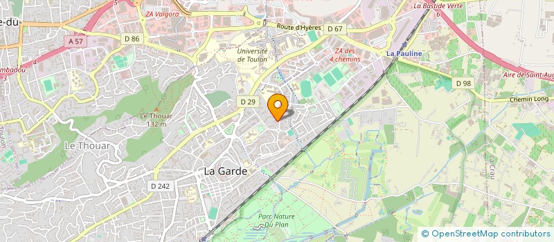 localisation de l'entreprise MONSIEUR AMAR ALEM  LA GARDE