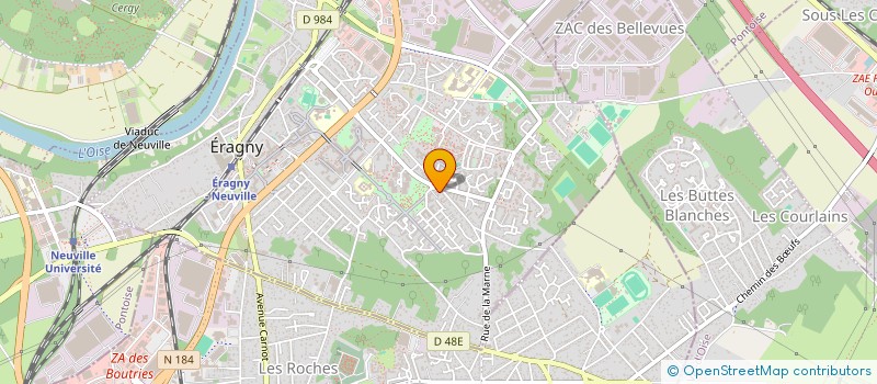 localisation de l'entreprise MONSIEUR AMAR ALILI  ERAGNY