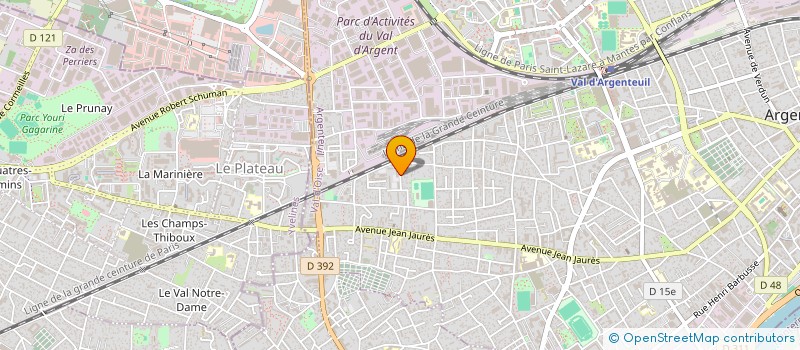 localisation de l'entreprise MONSIEUR AMAR ALIOUI  ARGENTEUIL