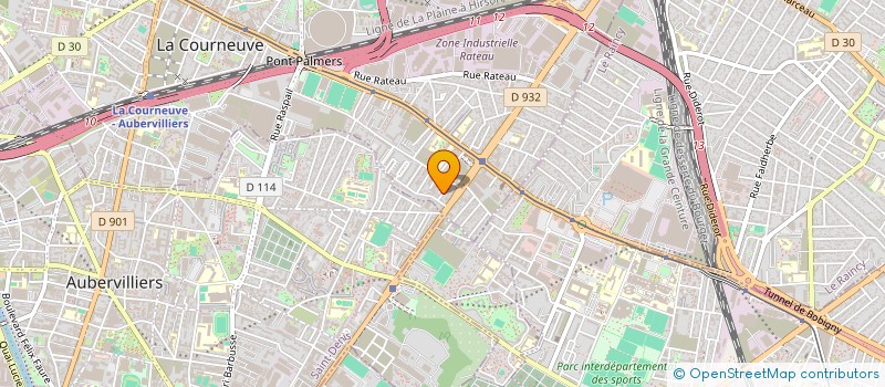 localisation de l'entreprise MONSIEUR AMAR AMAOUCHE à LA COURNEUVE