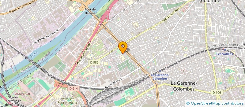localisation de l'entreprise MONSIEUR AMAR AOULAICHE à COLOMBES