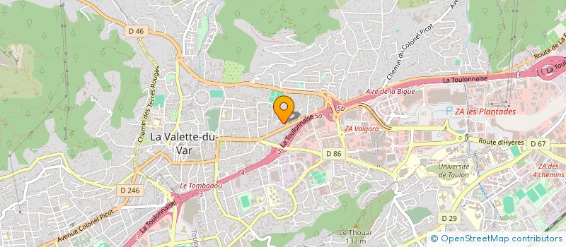 localisation de l'entreprise MONSIEUR AMAR ASSAOUI  LA VALETTE-DU-VAR