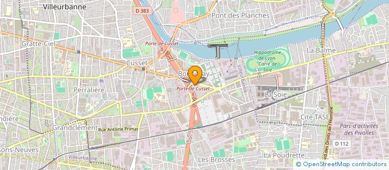 localisation de l'entreprise MONSIEUR AMAR BECHEKER  VILLEURBANNE