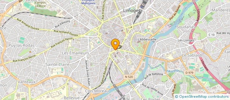 localisation de l'entreprise MONSIEUR AMAR BELATEL à LIMOGES