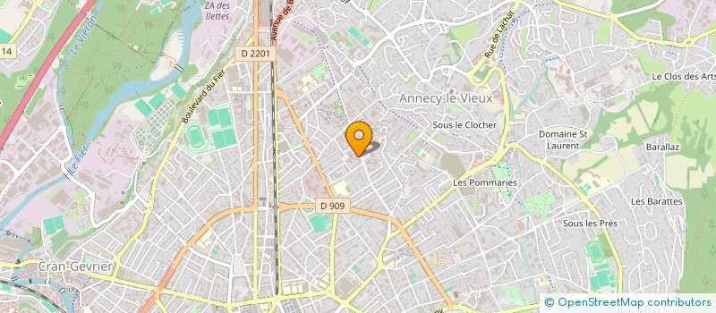 localisation de l'entreprise MONSIEUR AMAR BELLAOUAR à ANNECY