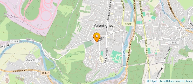 localisation de l'entreprise MONSIEUR AMAR BENAMARA  VALENTIGNEY