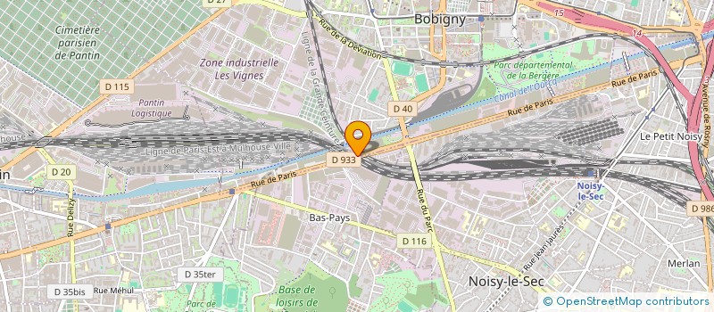 localisation de l'entreprise MONSIEUR AMAR BENDJEMA à BOBIGNY