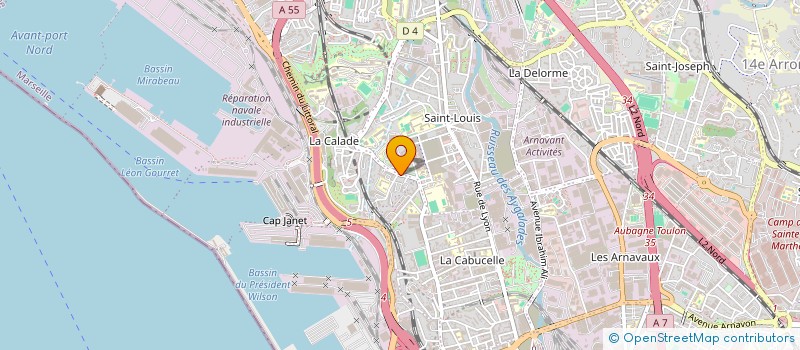localisation de l'entreprise MONSIEUR AMAR BOUATI à MARSEILLE