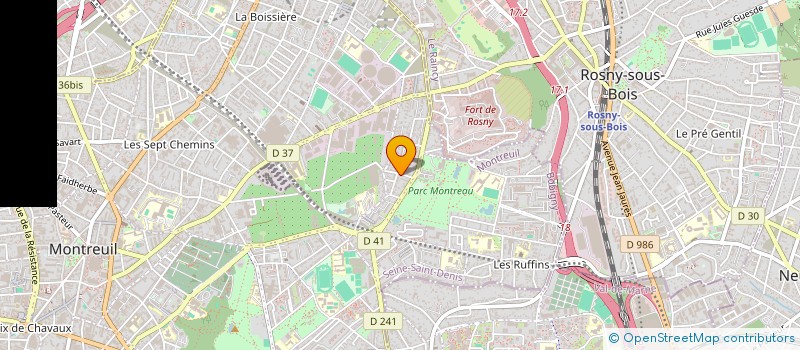 localisation de l'entreprise MONSIEUR AMAR BOUGHERRIOU à MONTREUIL