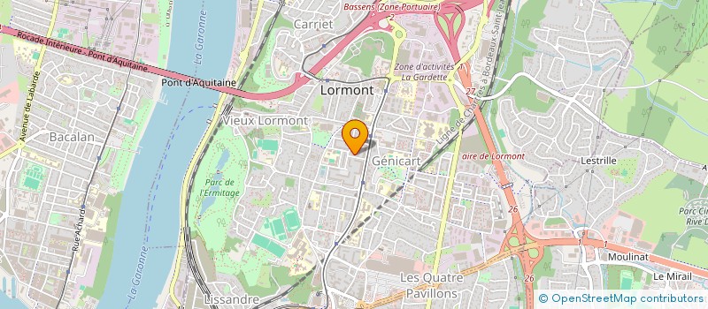 localisation de l'entreprise MONSIEUR AMAR BOUMAHRAZ  LORMONT