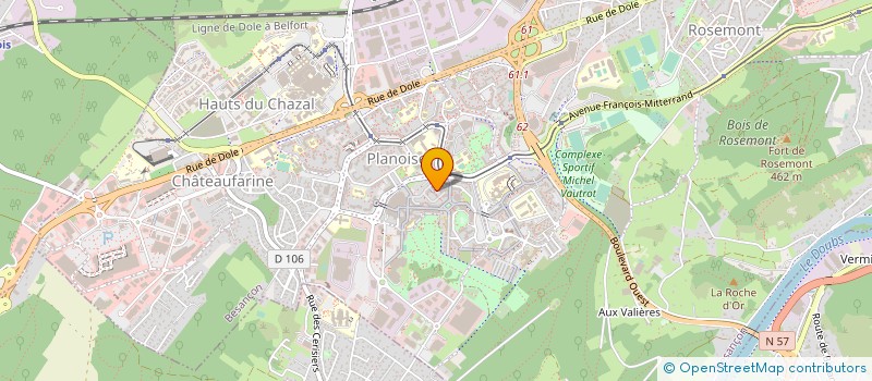 localisation de l'entreprise MONSIEUR AMAR BOUNEB à BESANCON