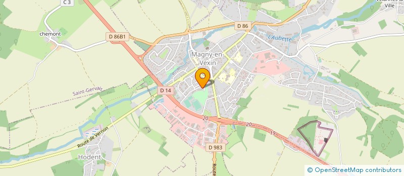 localisation de l'entreprise MONSIEUR AMAR BOURANA à MAGNY-EN-VEXIN