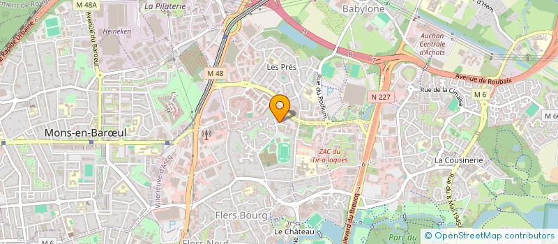 localisation de l'entreprise MONSIEUR AMAR BOURENNANI  VILLENEUVE-D'ASCQ