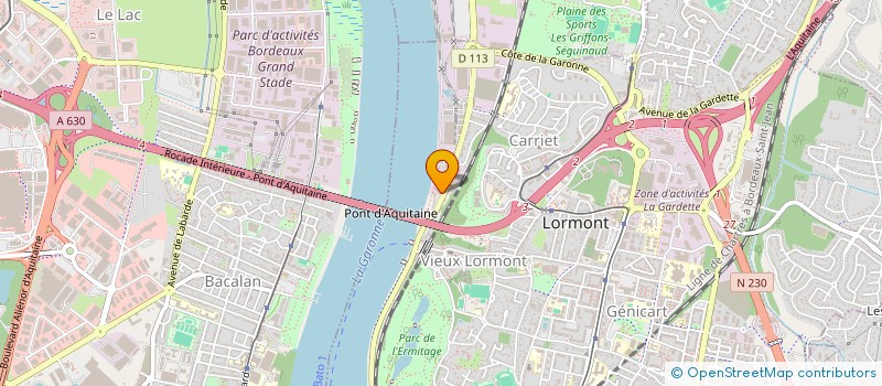 localisation de l'entreprise MONSIEUR AMAR BOUTICHE  LORMONT