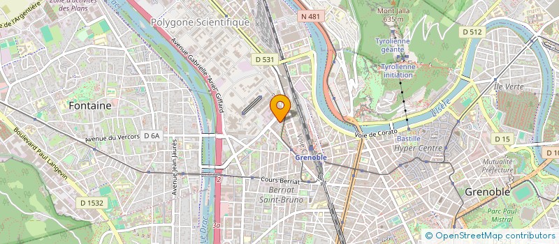 localisation de l'entreprise MONSIEUR AMAR BOUTOUIL  GRENOBLE