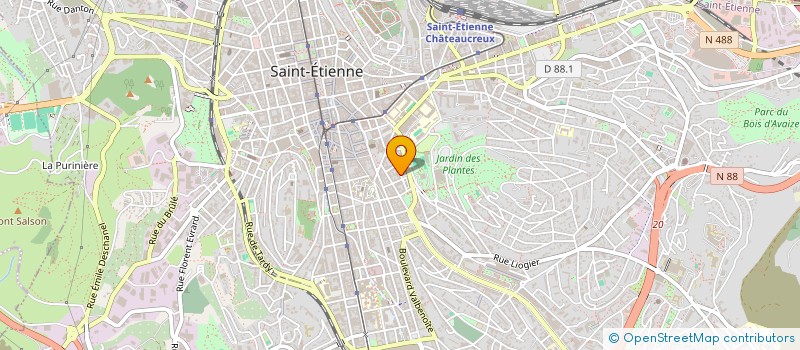 localisation de l'entreprise MONSIEUR AMAR CALDARAS  SAINT-ETIENNE