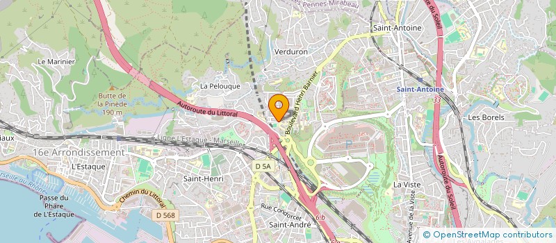 localisation de l'entreprise MONSIEUR AMAR CHAALAL à MARSEILLE