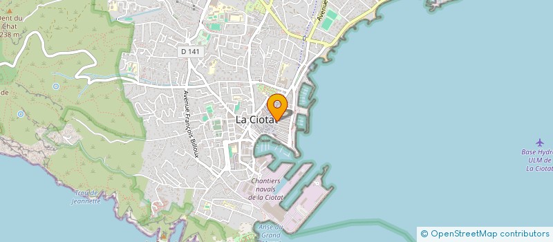 localisation de l'entreprise MONSIEUR AMAR CHAIBAINOU à LA CIOTAT