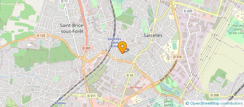 localisation de l'entreprise MONSIEUR AMAR CHALLAM à SARCELLES
