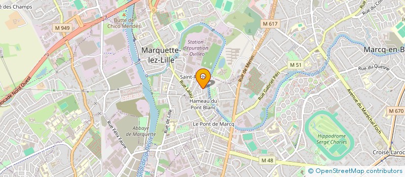 localisation de l'entreprise MONSIEUR AMAR CHEKAL à MARQUETTE-LEZ-LILLE
