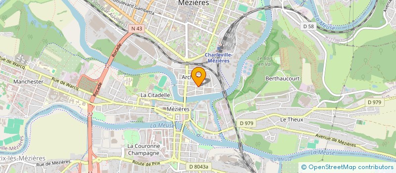 localisation de l'entreprise MONSIEUR AMAR CHIBANE à CHARLEVILLE-MEZIERES