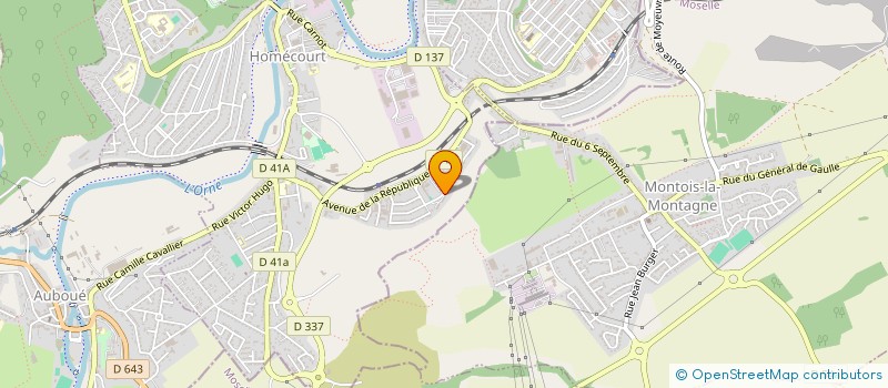 localisation de l'entreprise MONSIEUR AMAR DEHAM  HOMECOURT