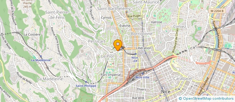 localisation de l'entreprise MONSIEUR AMAR DEHAMNA  NICE