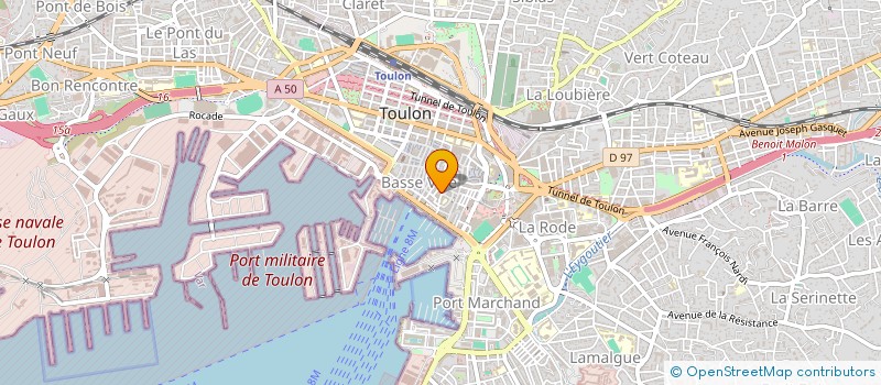 localisation de l'entreprise MONSIEUR AMAR DJAREDDIR à TOULON
