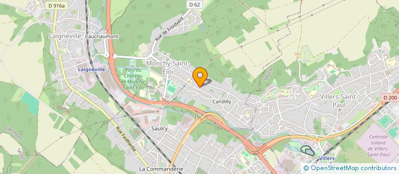 localisation de l'entreprise MONSIEUR AMAR DJEMA  MONCHY-SAINT-ELOI