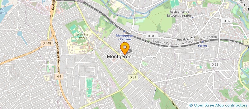 localisation de l'entreprise MONSIEUR AMAR DJERRAH à MONTGERON
