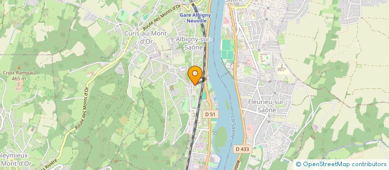 localisation de l'entreprise MONSIEUR AMAR ENSAAD  ALBIGNY-SUR-SAONE