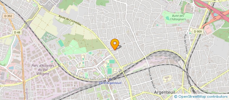 localisation de l'entreprise MONSIEUR AMAR FRARMA  ARGENTEUIL