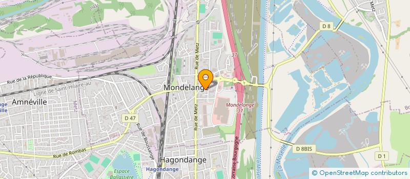 localisation de l'entreprise MONSIEUR AMAR GHENANI  MONDELANGE