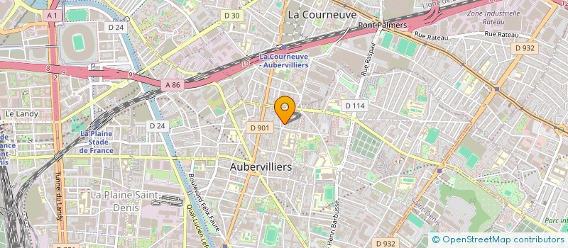 localisation de l'entreprise MONSIEUR AMAR GHOUL à AUBERVILLIERS