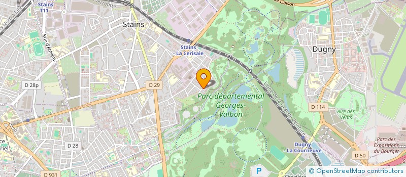 localisation de l'entreprise MONSIEUR AMAR GUECHOUD à STAINS