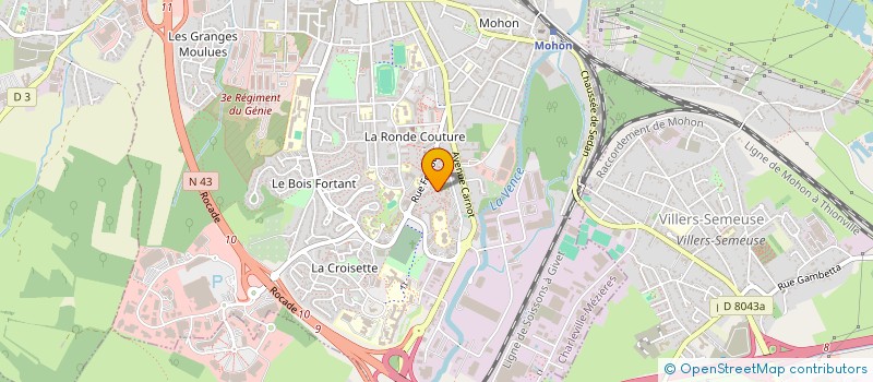 localisation de l'entreprise MONSIEUR AMAR GUETITECH à CHARLEVILLE-MEZIERES