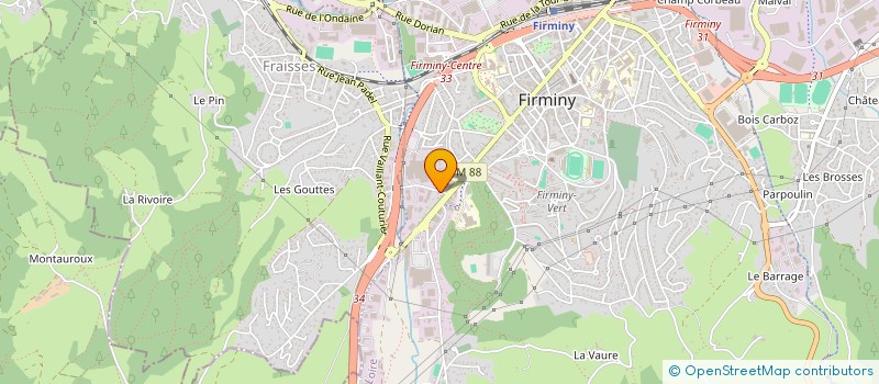 localisation de l'entreprise MONSIEUR AMAR HADJ RABAH  FIRMINY